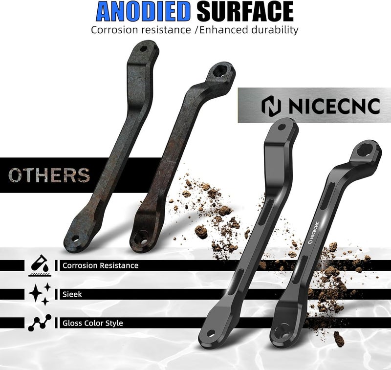 NICECNC Passenger Rear Seat Handle Grab Bar Compatible with Yamaha Tenere 700/XTZ700 2019-2024, Tenere 700 Rally Edition 2020-2024, Tenere 700 World Raid 2022, Motorcycle Rear Handle Tenere 700, Black - Image 5